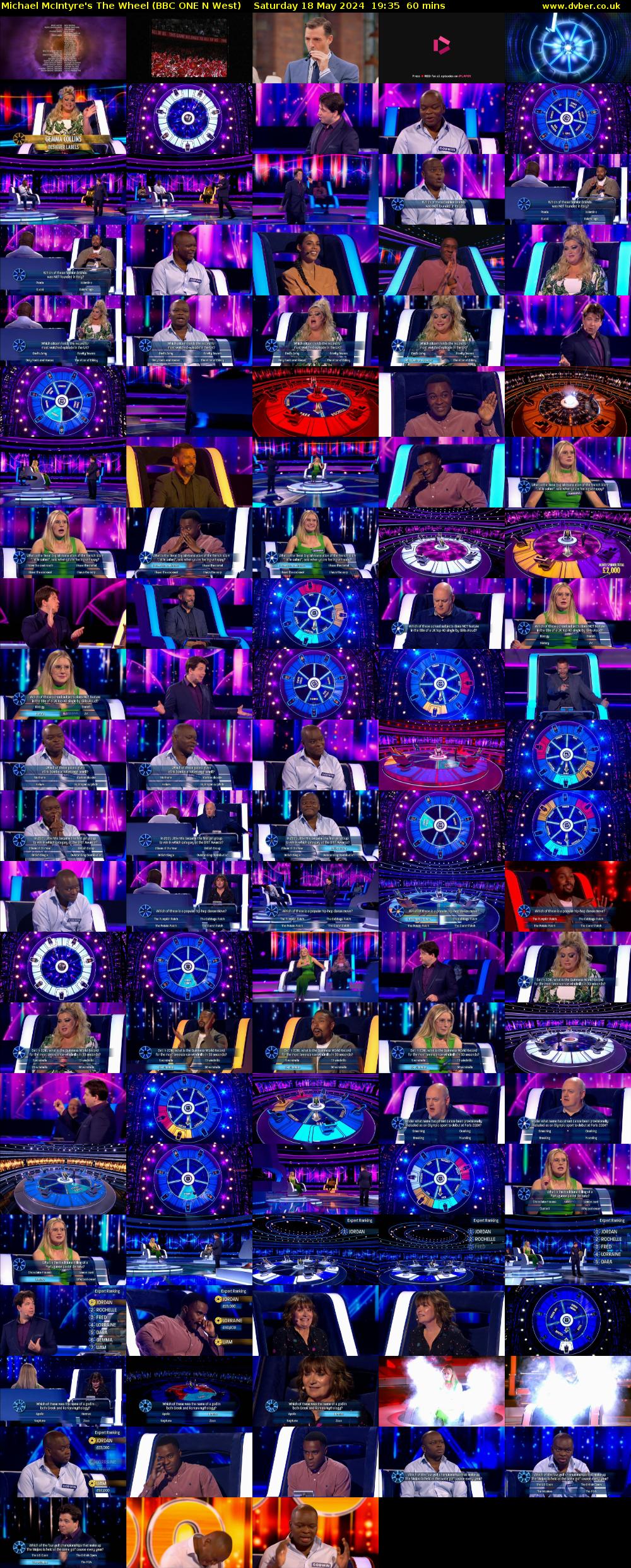 Michael McIntyre's The Wheel (BBC ONE N West) Saturday 18 May 2024 19:35 - 20:35