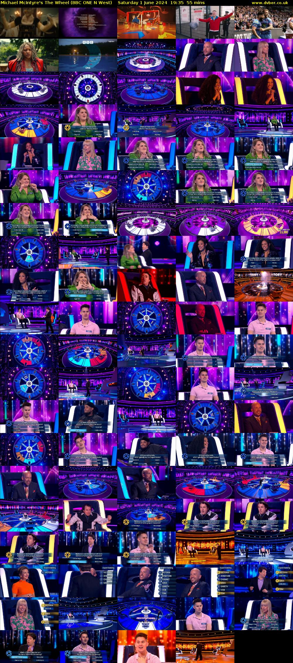 Michael McIntyre's The Wheel (BBC ONE N West) Saturday 1 June 2024 19:35 - 20:30