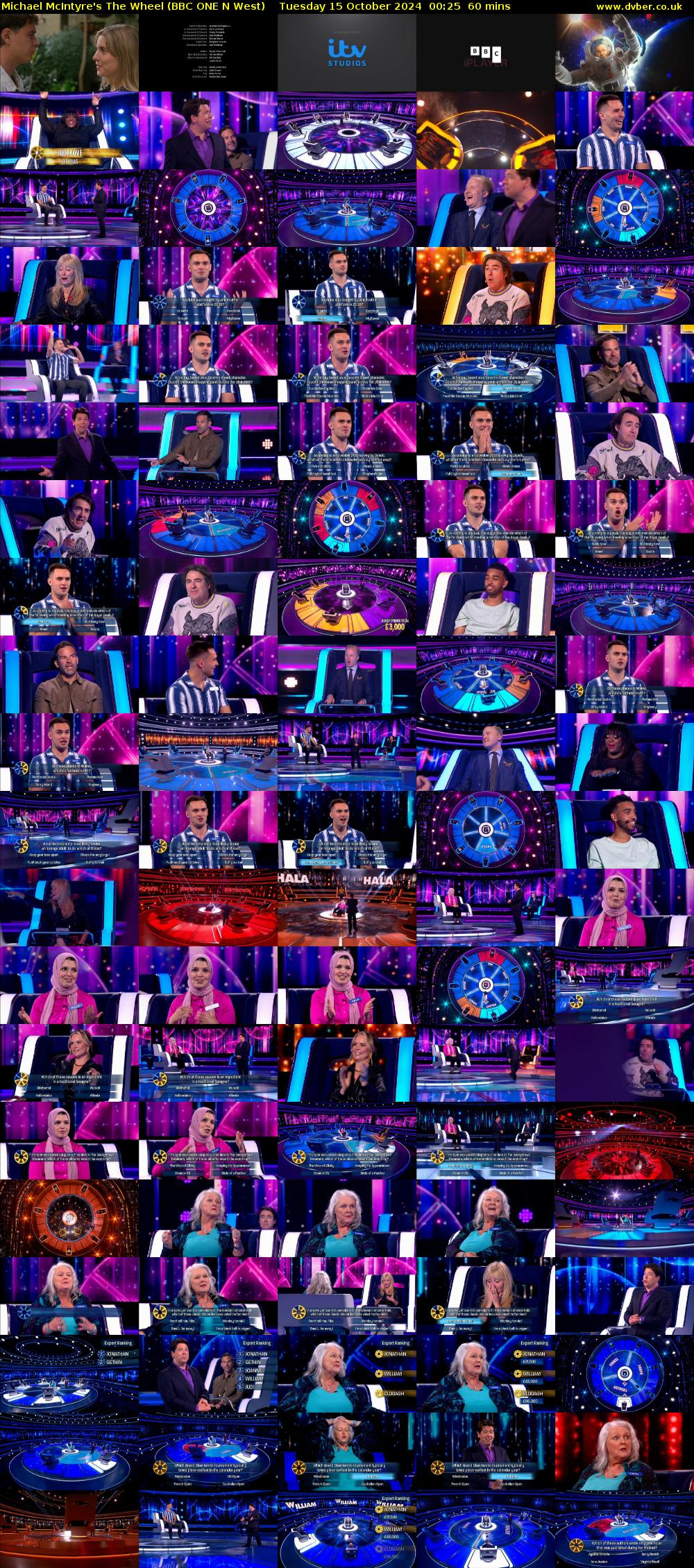 Michael McIntyre's The Wheel (BBC ONE N West) Tuesday 15 October 2024 00:25 - 01:25