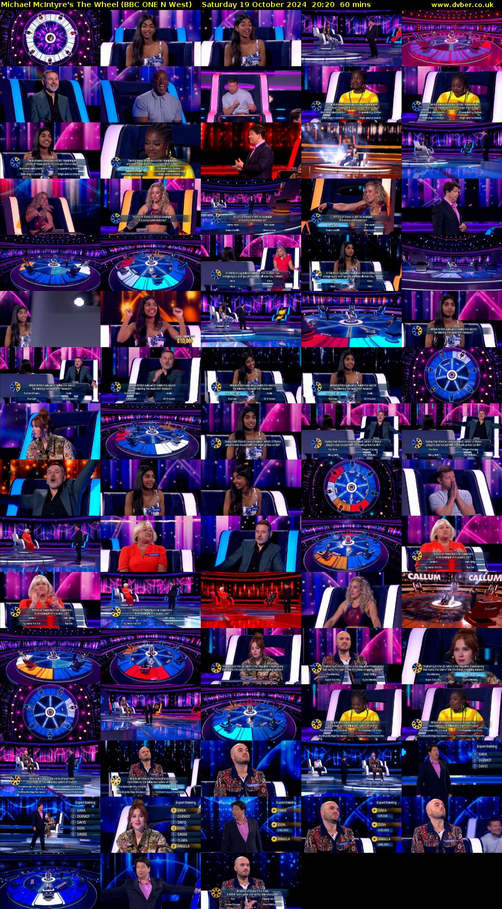 Michael McIntyre's The Wheel (BBC ONE N West) Saturday 19 October 2024 20:20 - 21:20