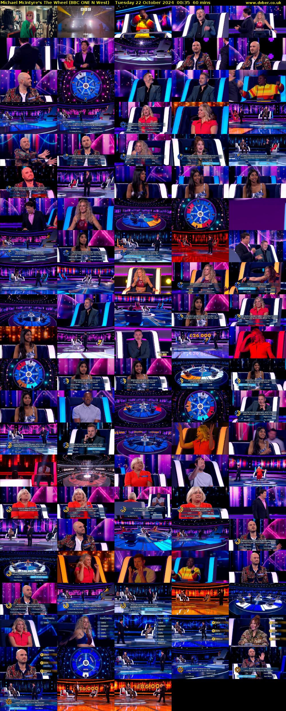 Michael McIntyre's The Wheel (BBC ONE N West) Tuesday 22 October 2024 00:35 - 01:35