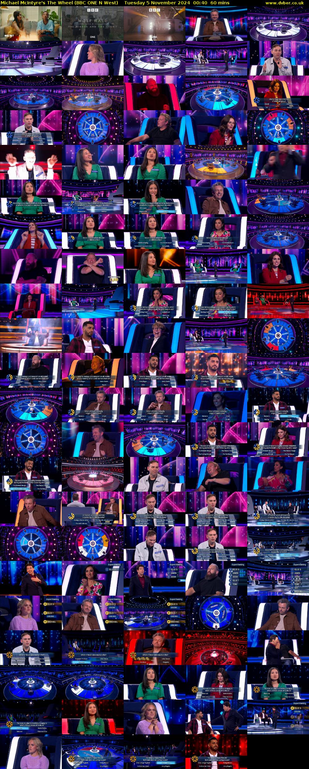 Michael McIntyre's The Wheel (BBC ONE N West) Tuesday 5 November 2024 00:40 - 01:40
