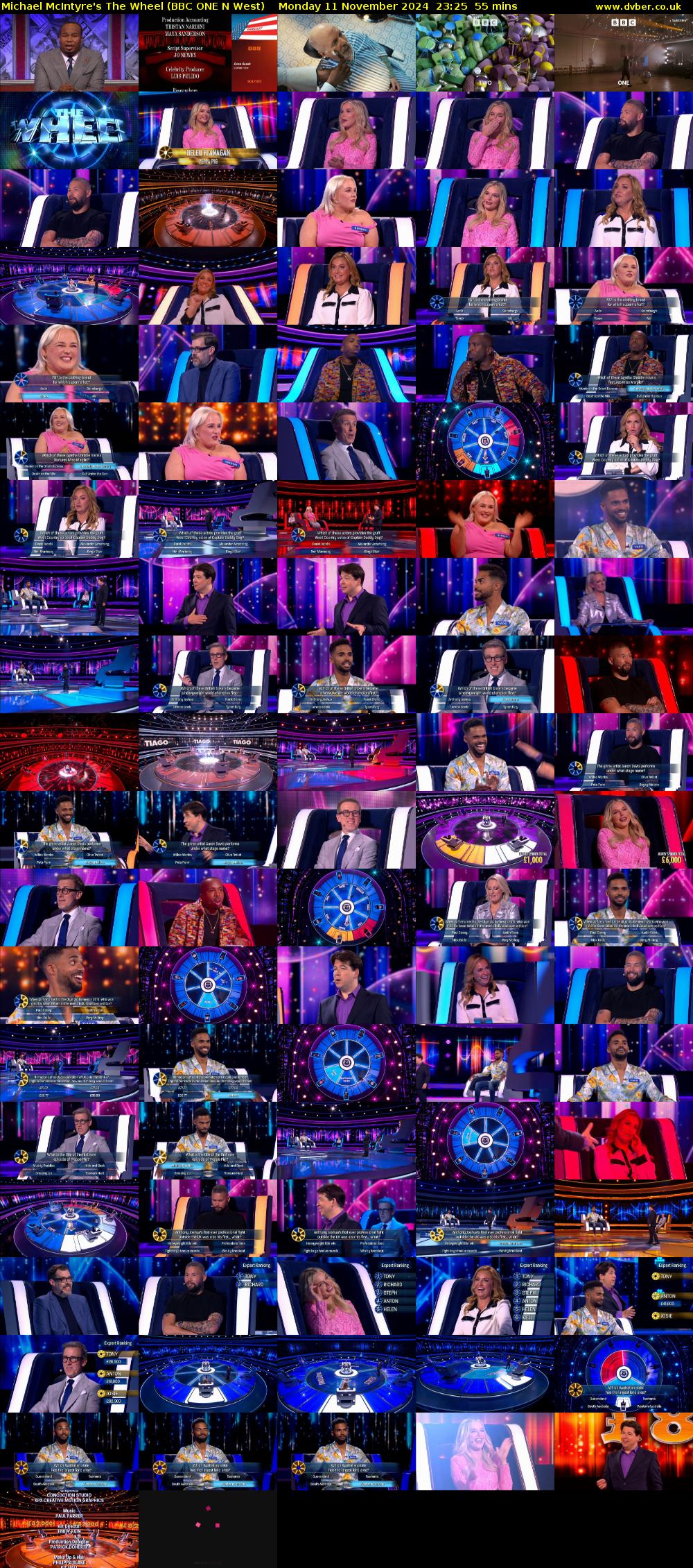 Michael McIntyre's The Wheel (BBC ONE N West) Monday 11 November 2024 23:25 - 00:20