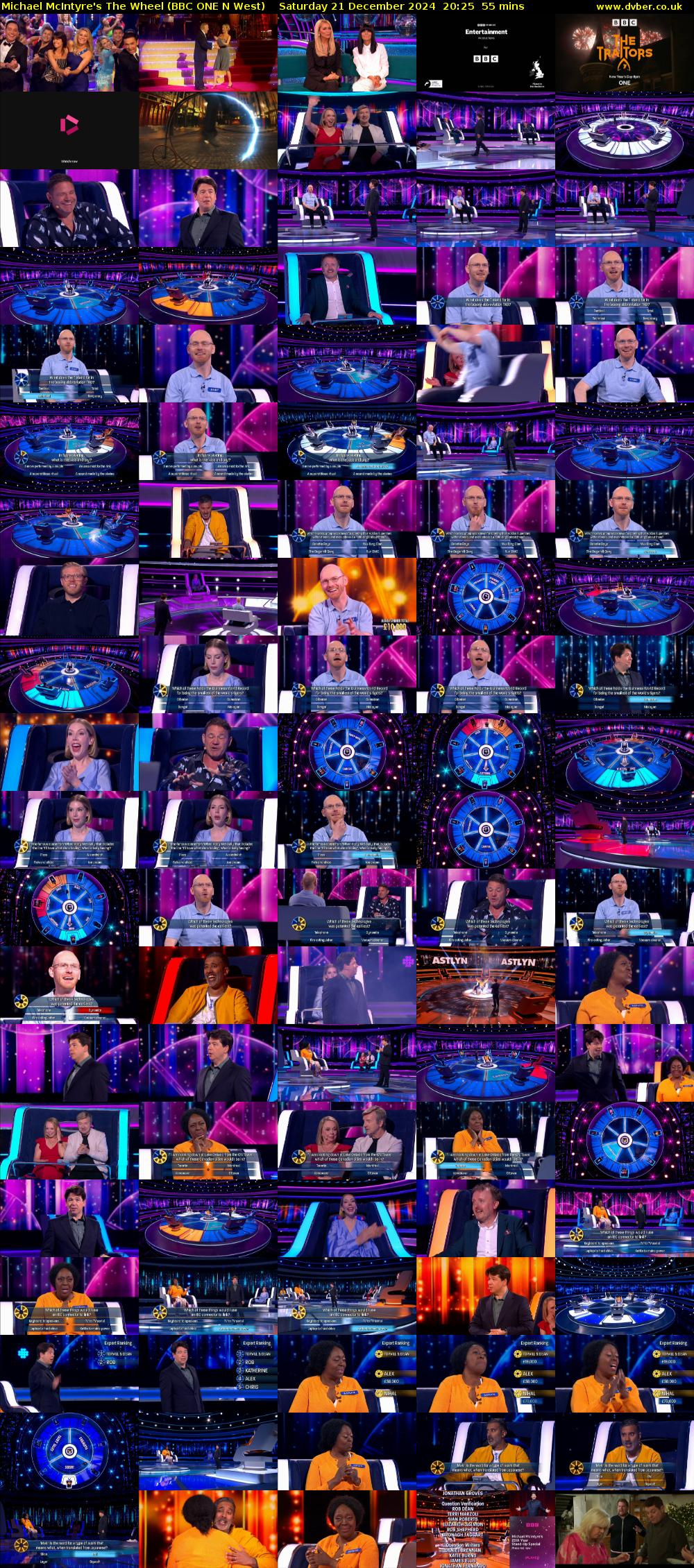 Michael McIntyre's The Wheel (BBC ONE N West) Saturday 21 December 2024 20:25 - 21:20