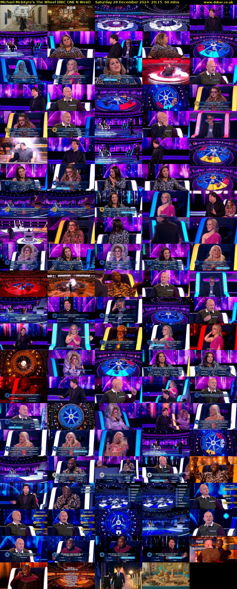 Michael McIntyre's The Wheel (BBC ONE N West) Saturday 28 December 2024 20:15 - 21:15