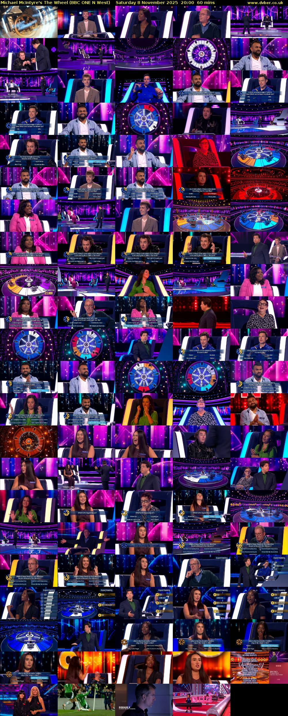 Michael McIntyre's The Wheel (BBC ONE N West) Saturday 8 November 2025 20:00 - 21:00