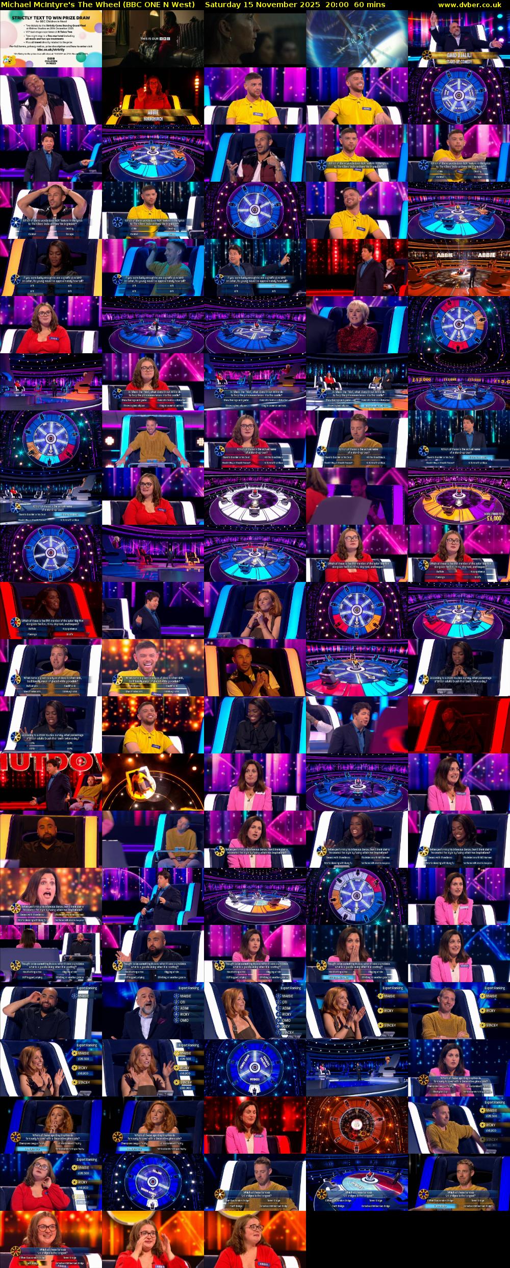 Michael McIntyre's The Wheel (BBC ONE N West) Saturday 15 November 2025 20:00 - 21:00