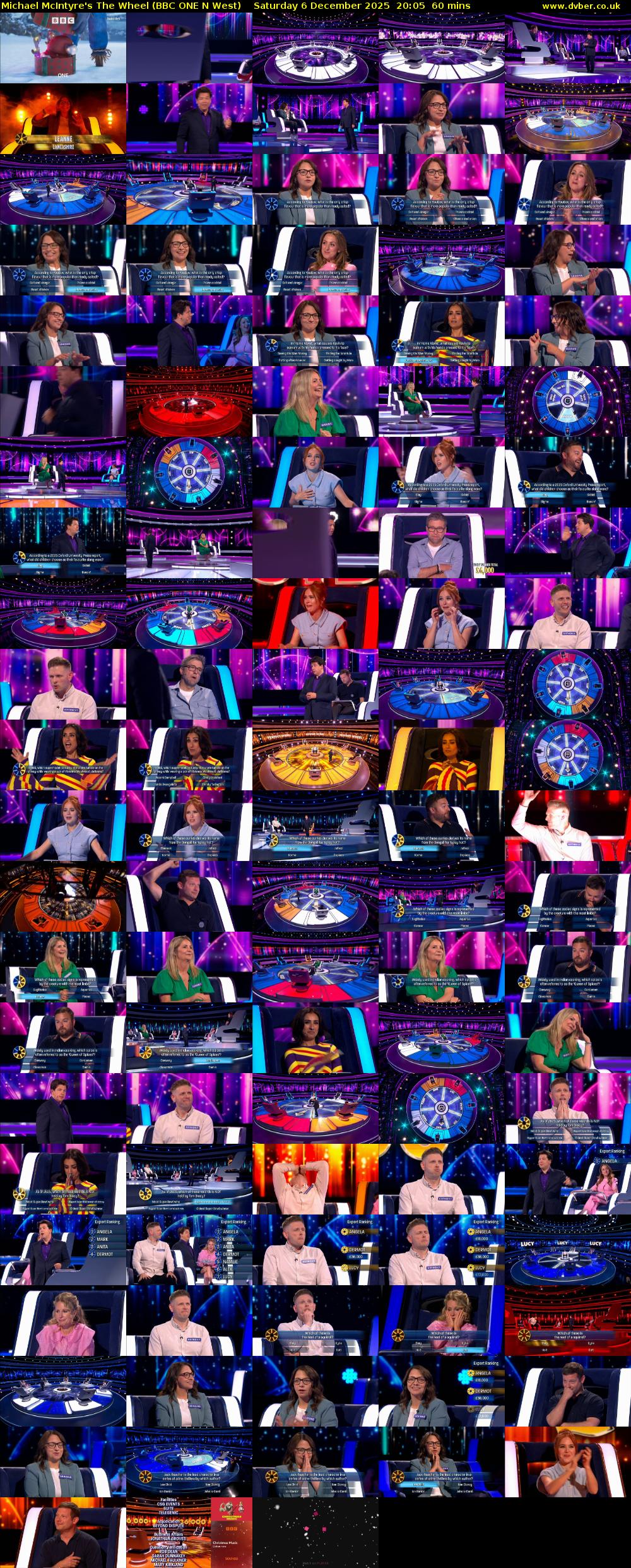 Michael McIntyre's The Wheel (BBC ONE N West) Saturday 6 December 2025 20:05 - 21:05