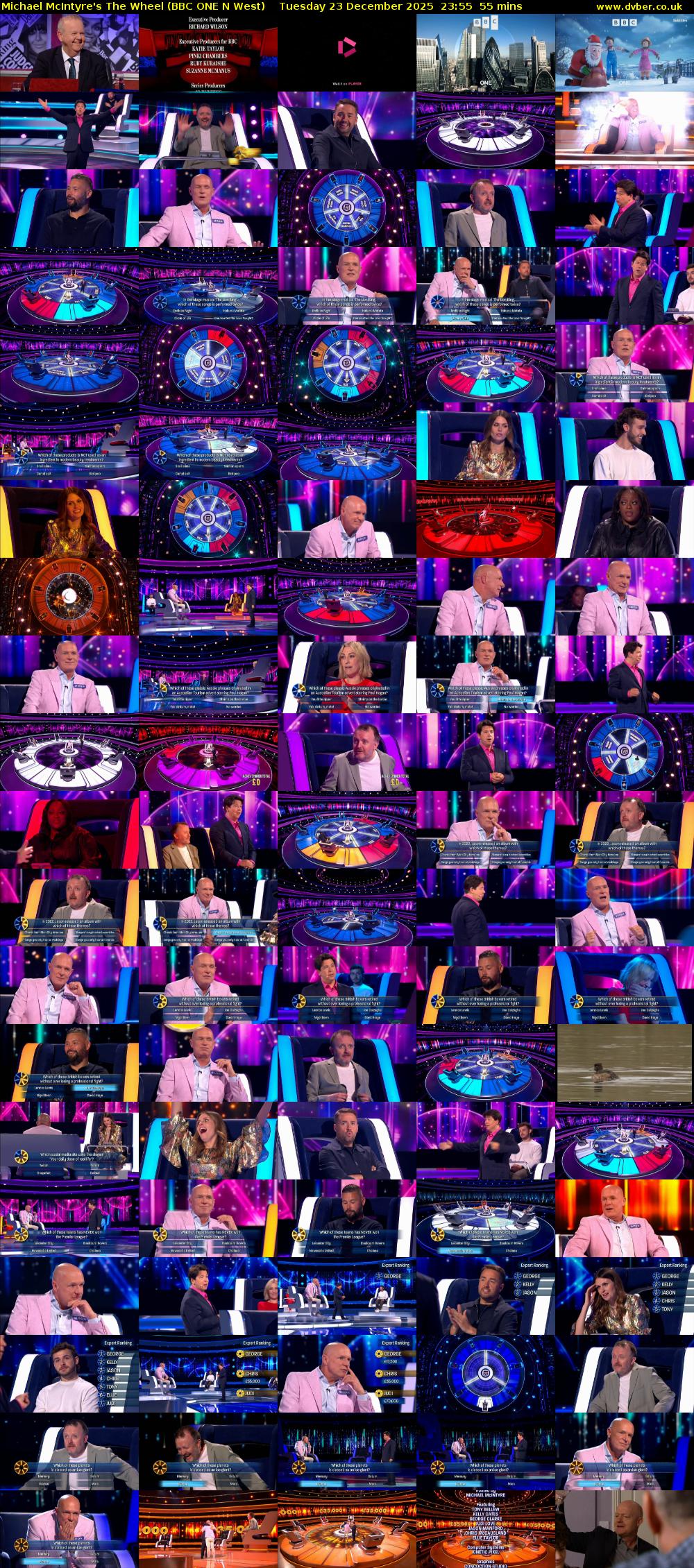 Michael McIntyre's The Wheel (BBC ONE N West) Tuesday 23 December 2025 23:55 - 00:50