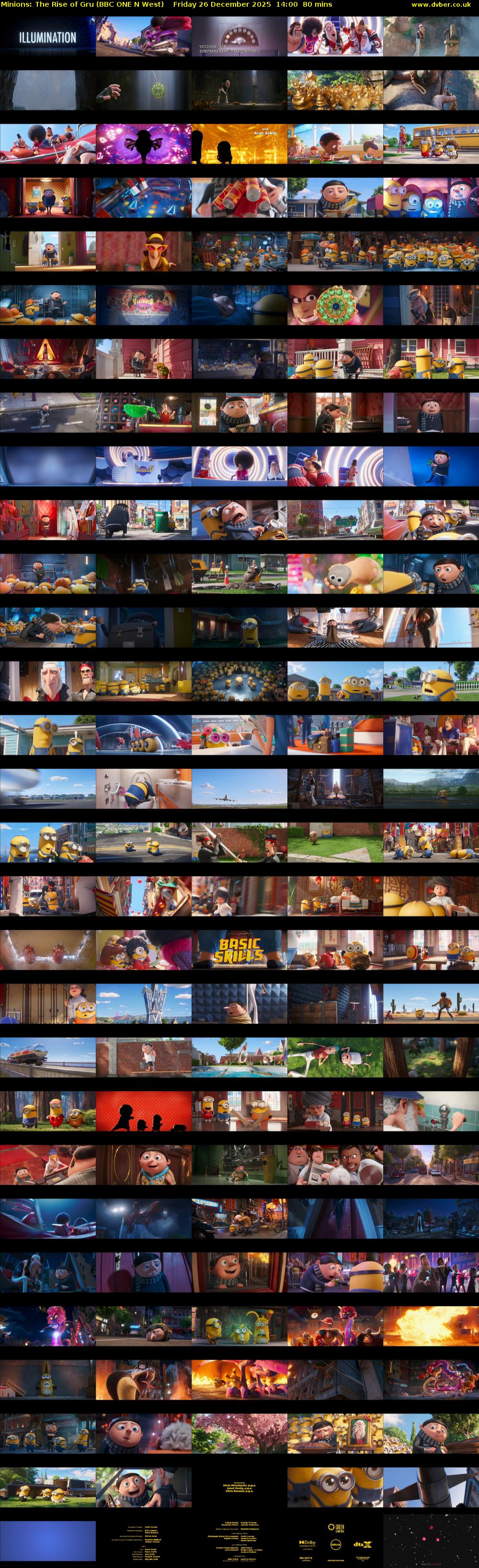 Minions: The Rise of Gru (BBC ONE N West) Friday 26 December 2025 14:00 - 15:20