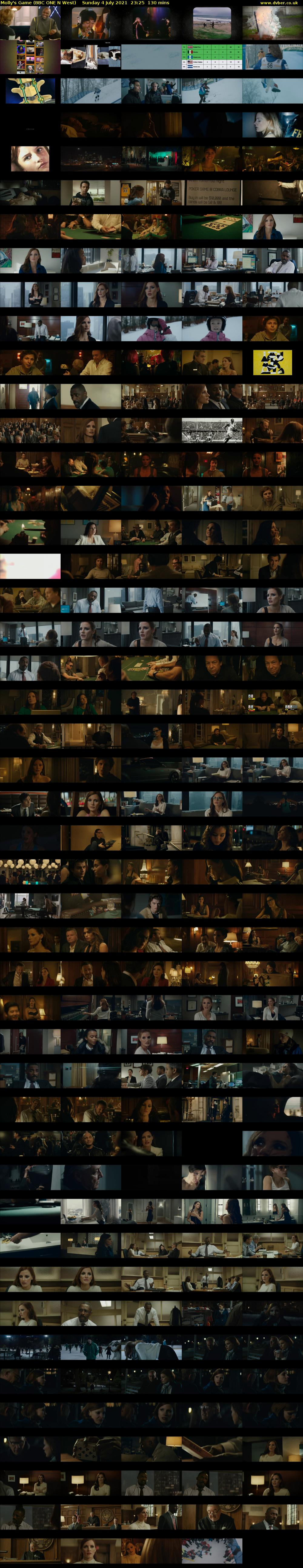 Molly's Game (BBC ONE N West) Sunday 4 July 2021 23:25 - 01:35