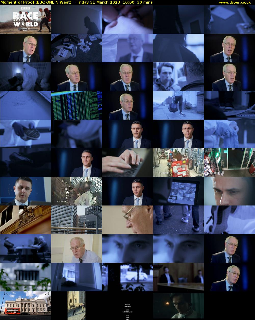 Moment of Proof (BBC ONE N West) Friday 31 March 2023 10:00 - 10:30