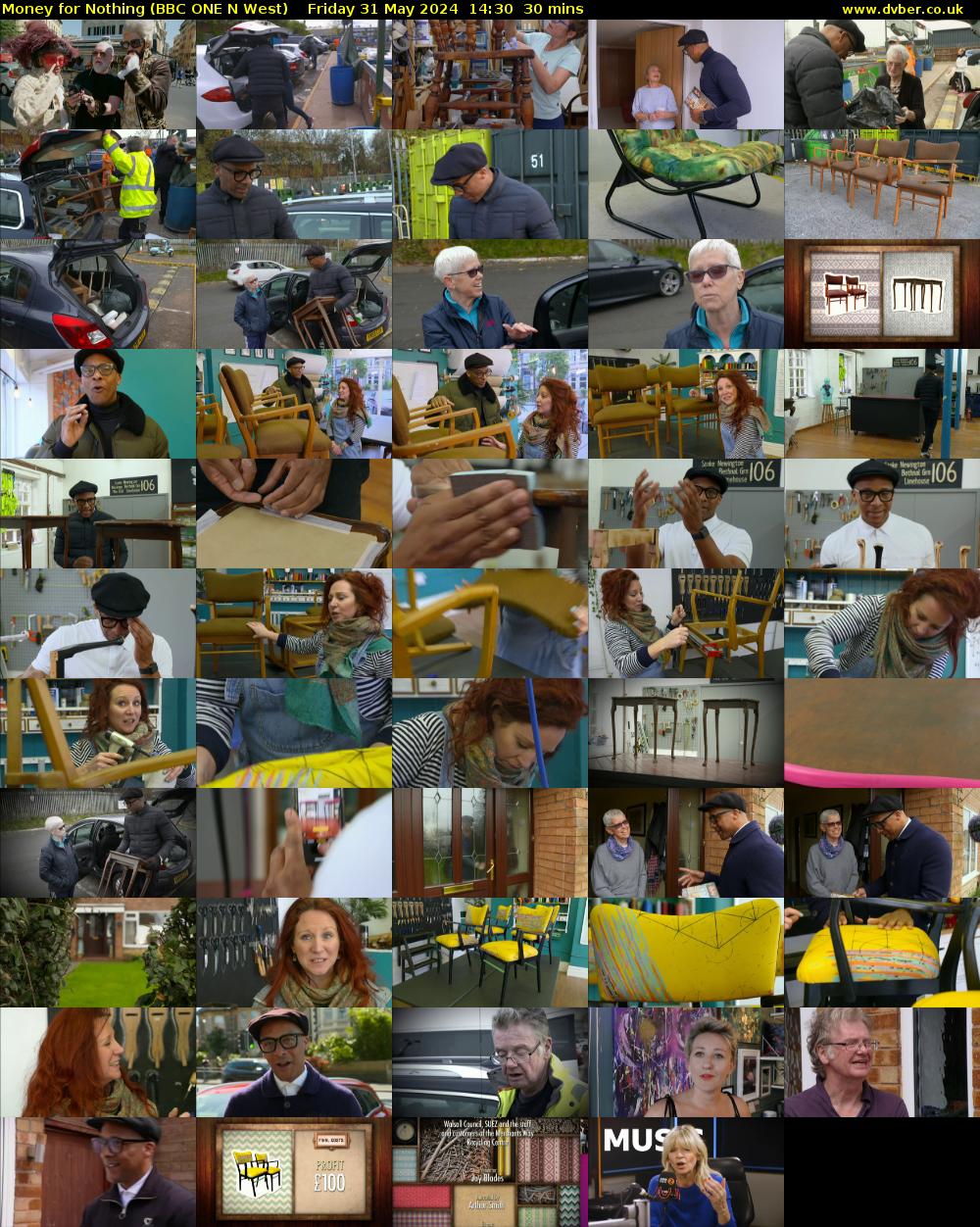 Money for Nothing (BBC ONE N West) Friday 31 May 2024 14:30 - 15:00