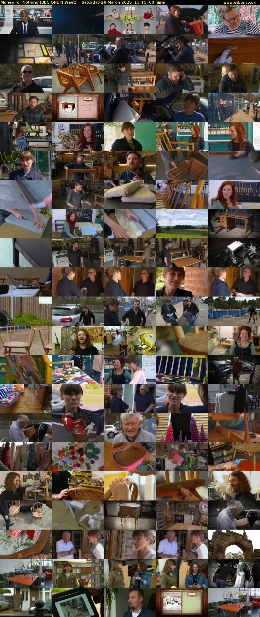 Money for Nothing (BBC ONE N West) Saturday 29 March 2025 13:15 - 14:15