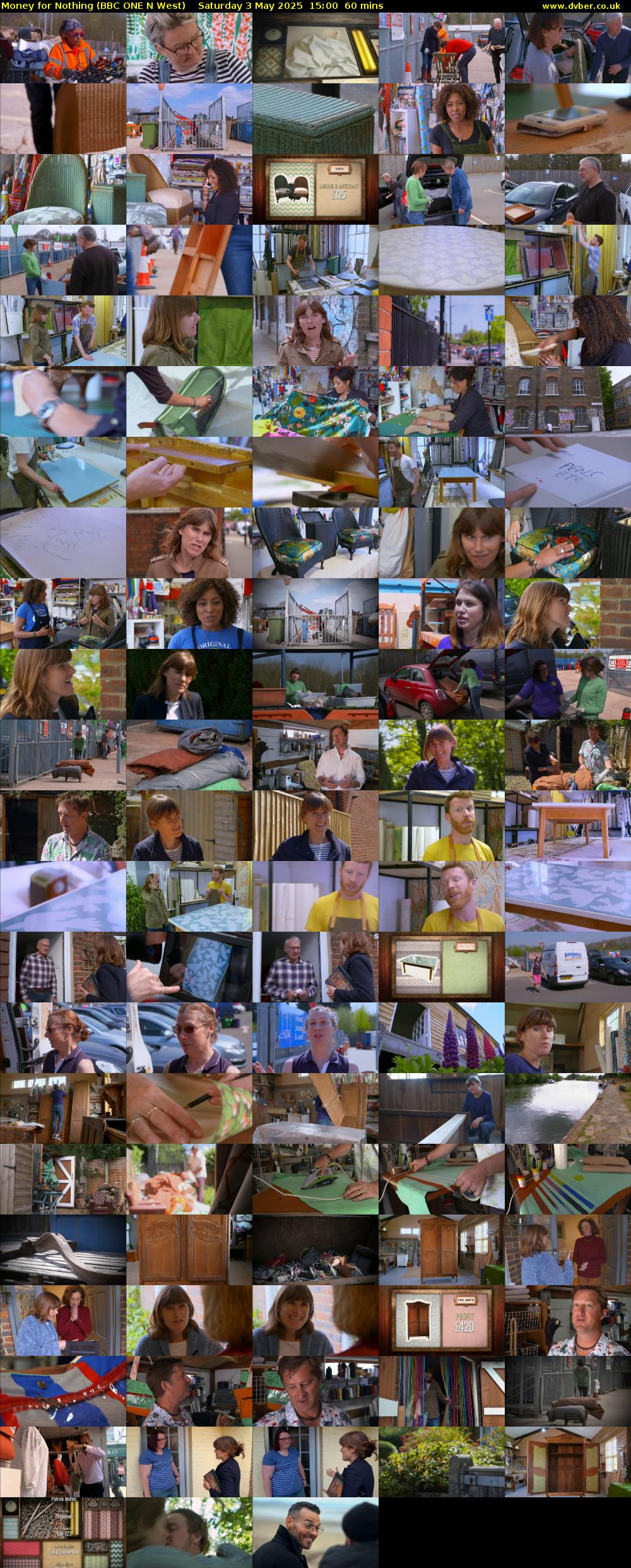 Money for Nothing (BBC ONE N West) Saturday 3 May 2025 15:00 - 16:00