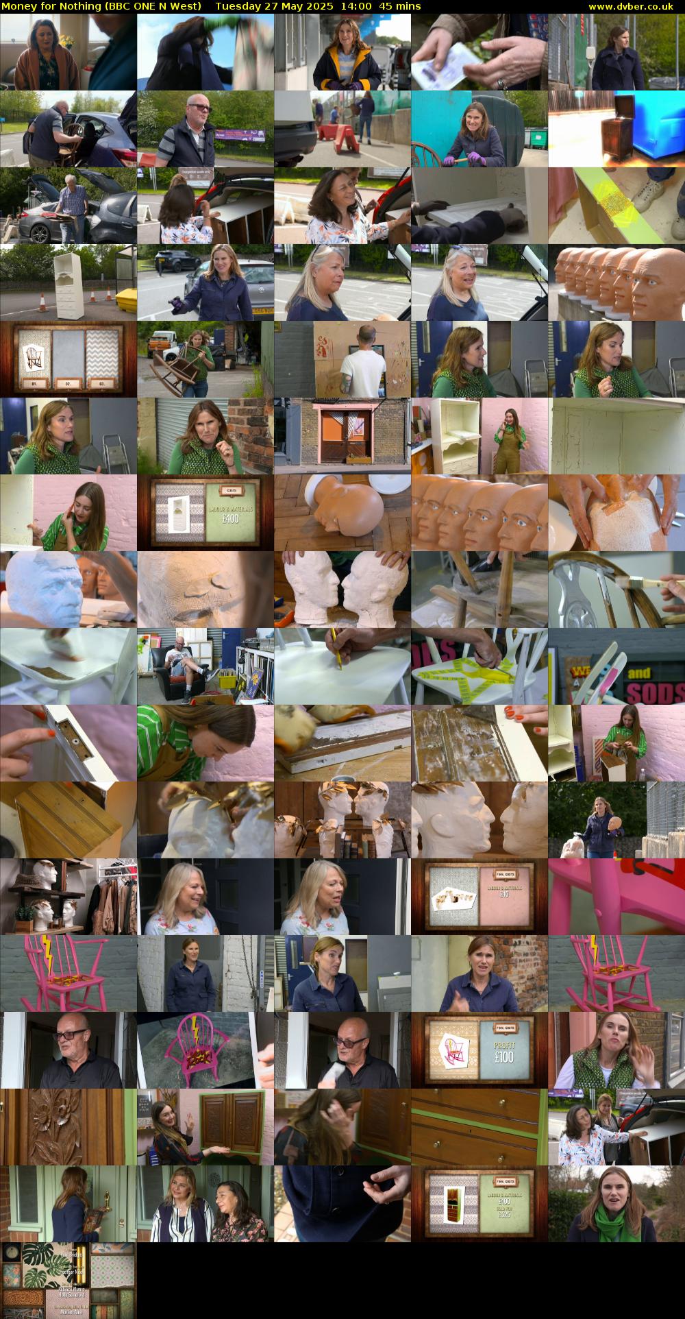 Money for Nothing (BBC ONE N West) Tuesday 27 May 2025 14:00 - 14:45
