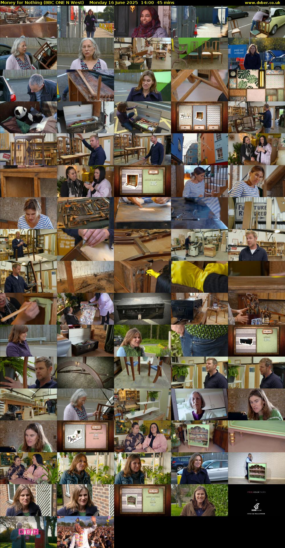 Money for Nothing (BBC ONE N West) Monday 16 June 2025 14:00 - 14:45