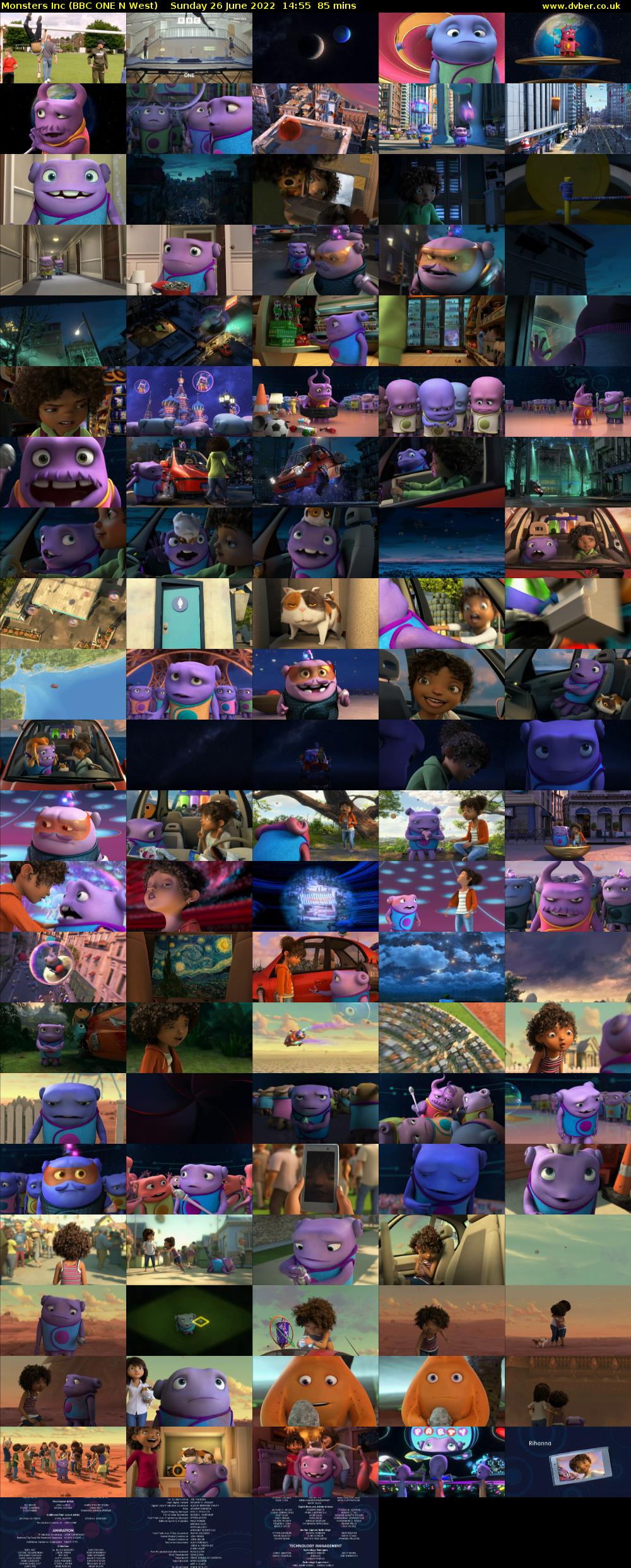 Monsters Inc (BBC ONE N West) Sunday 26 June 2022 14:55 - 16:20