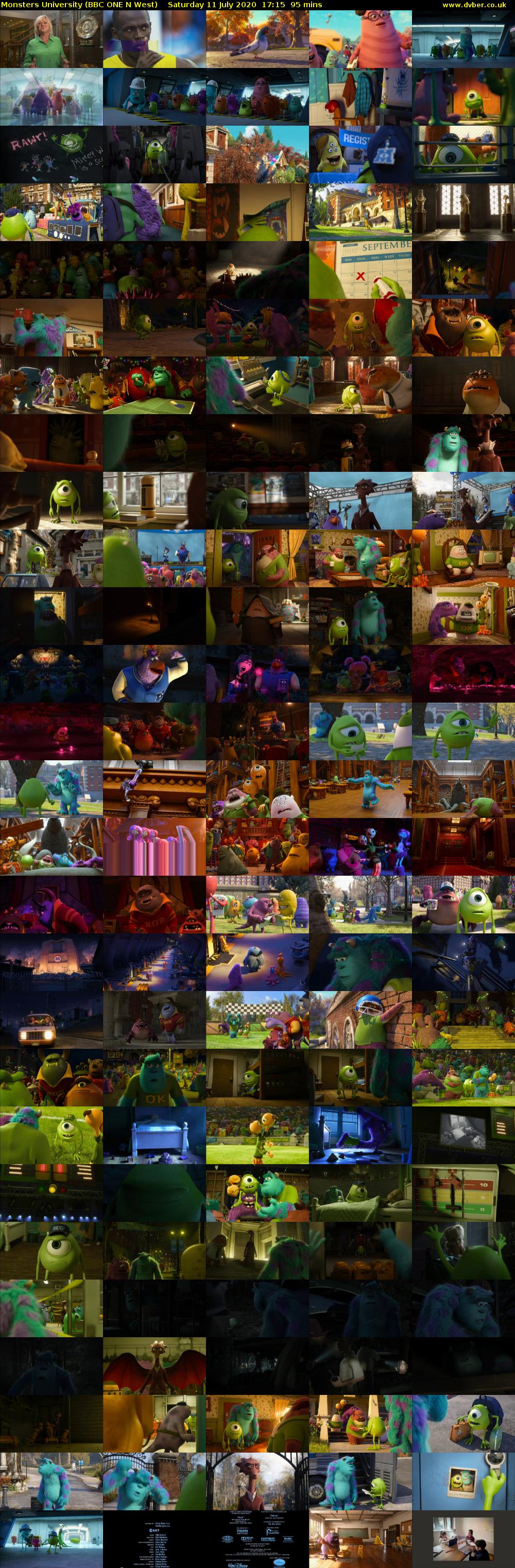 Monsters University (BBC ONE N West) Saturday 11 July 2020 17:15 - 18:50
