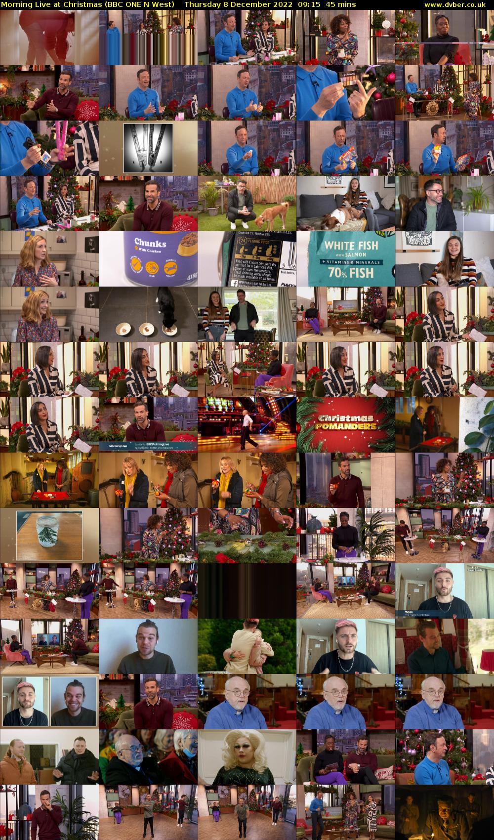 Morning Live at Christmas (BBC ONE N West) Thursday 8 December 2022 09:15 - 10:00