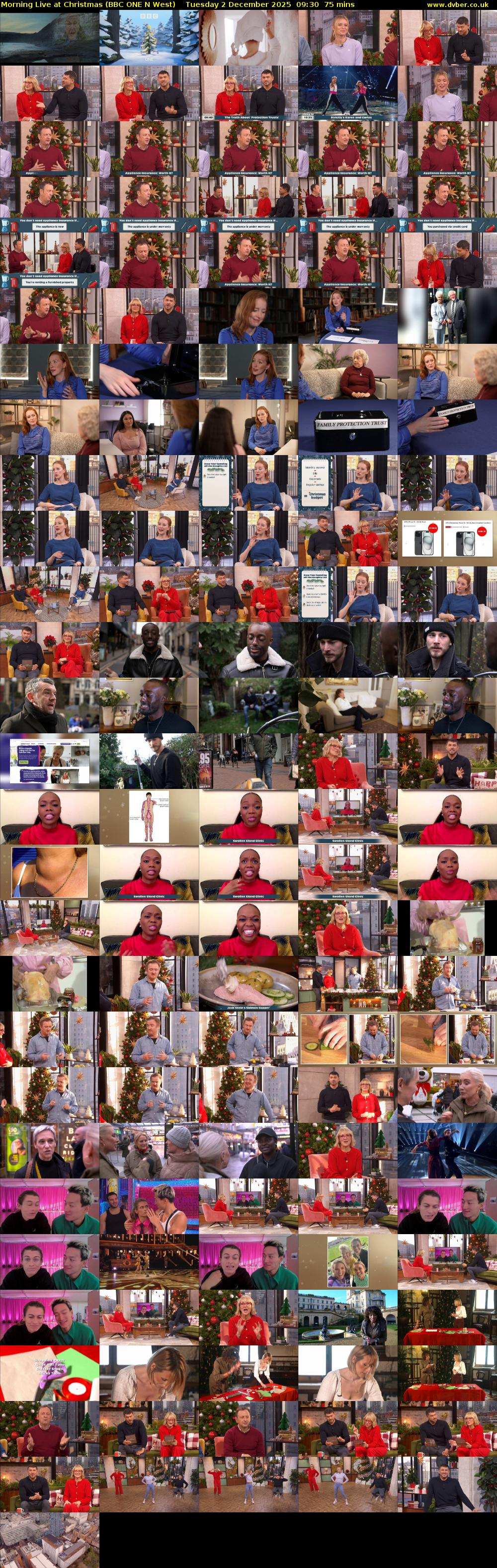 Morning Live at Christmas (BBC ONE N West) Tuesday 2 December 2025 09:30 - 10:45