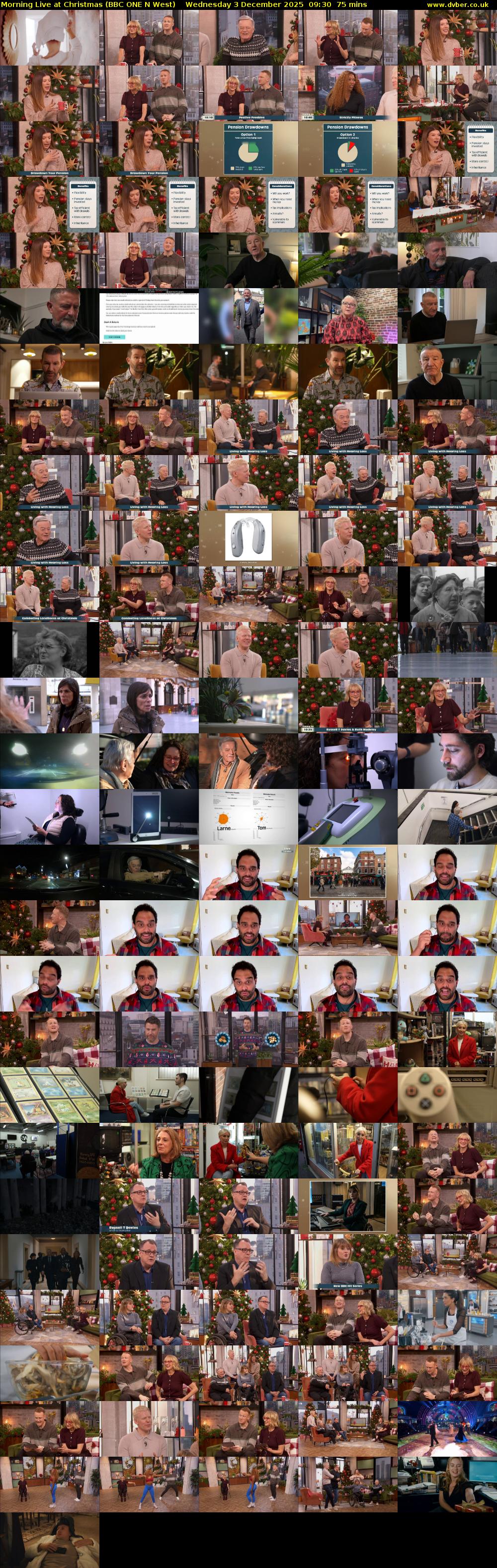 Morning Live at Christmas (BBC ONE N West) Wednesday 3 December 2025 09:30 - 10:45