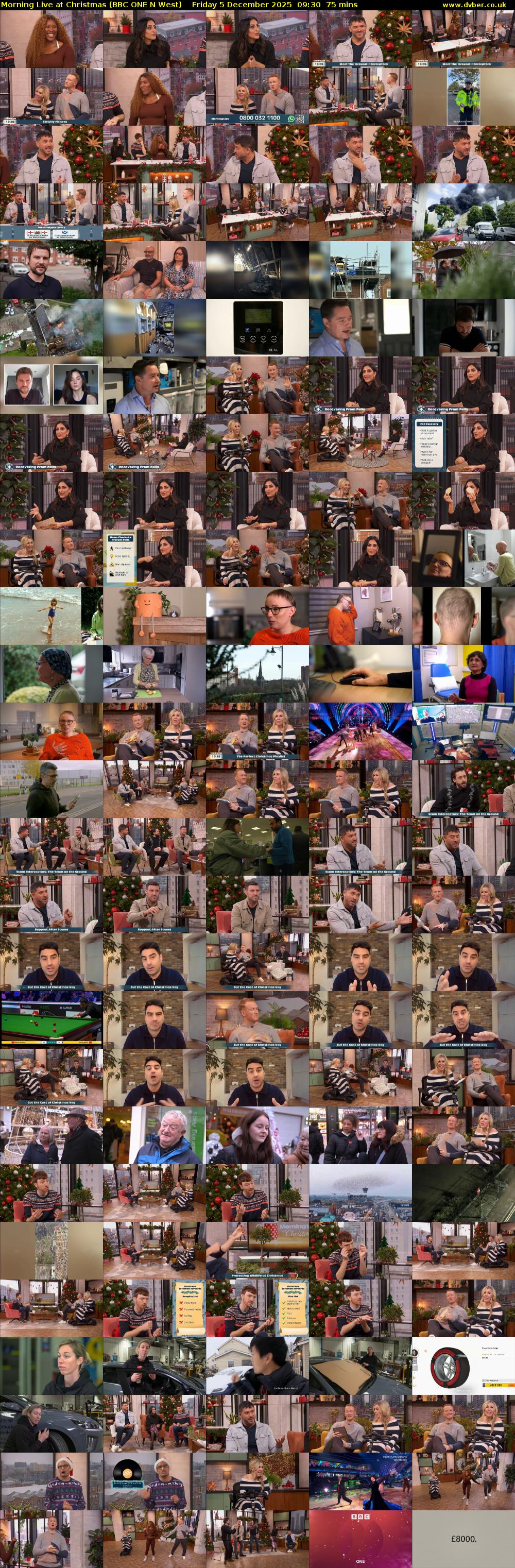 Morning Live at Christmas (BBC ONE N West) Friday 5 December 2025 09:30 - 10:45