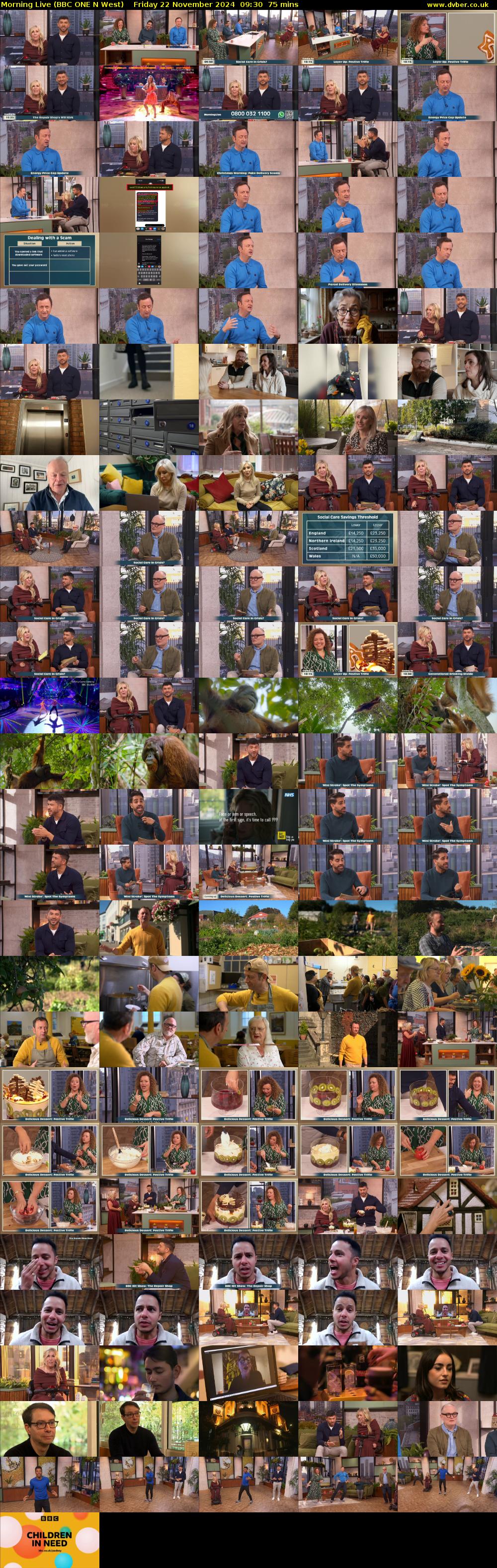Morning Live (BBC ONE N West) Friday 22 November 2024 09:30 - 10:45