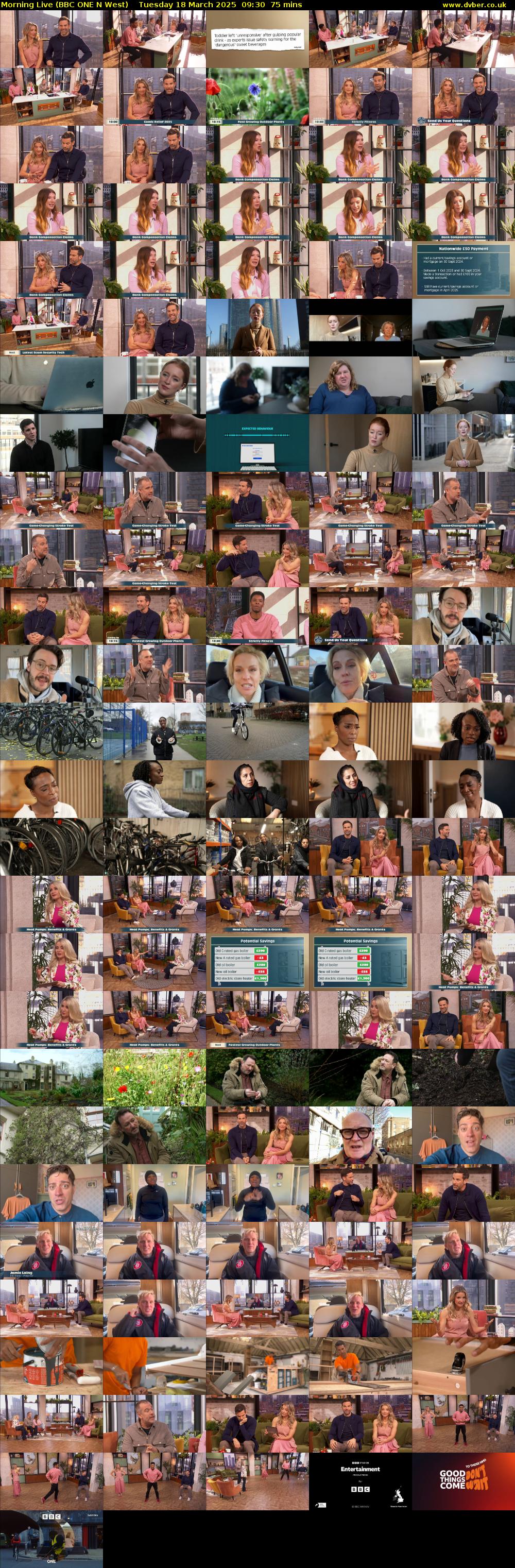 Morning Live (BBC ONE N West) Tuesday 18 March 2025 09:30 - 10:45