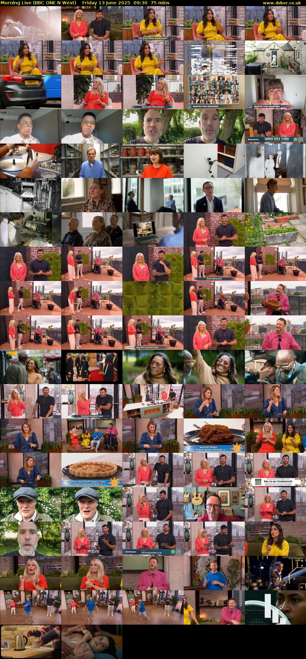 Morning Live (BBC ONE N West) Friday 13 June 2025 09:30 - 10:45