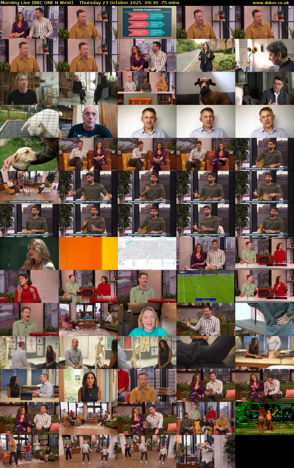 Morning Live (BBC ONE N West) Thursday 23 October 2025 09:30 - 10:45