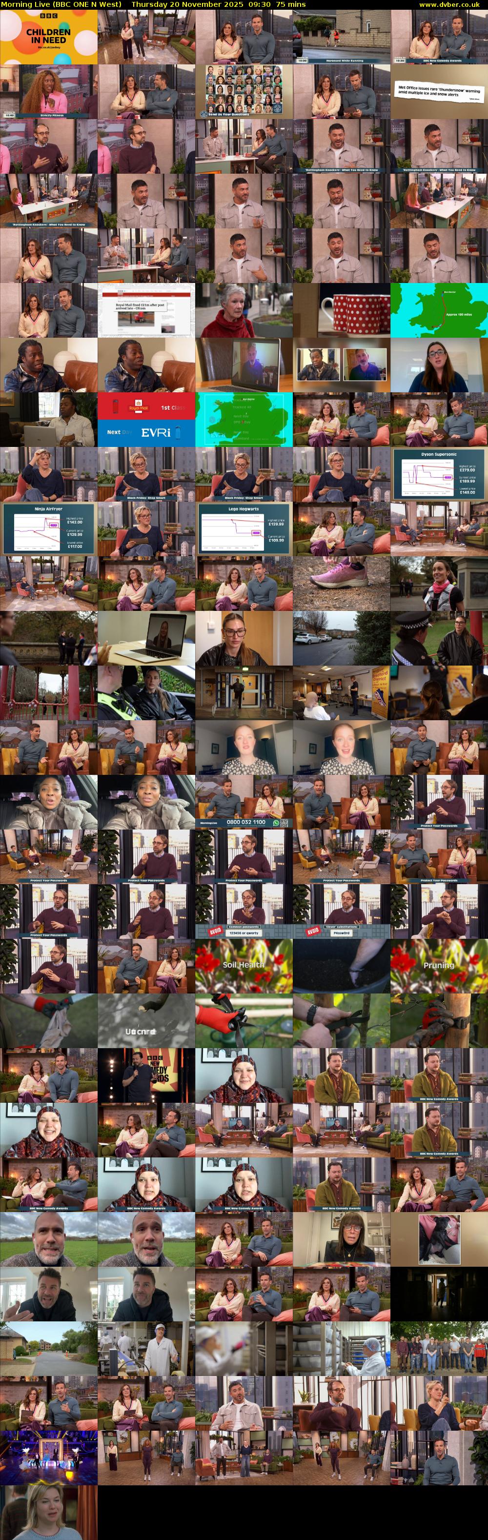 Morning Live (BBC ONE N West) Thursday 20 November 2025 09:30 - 10:45