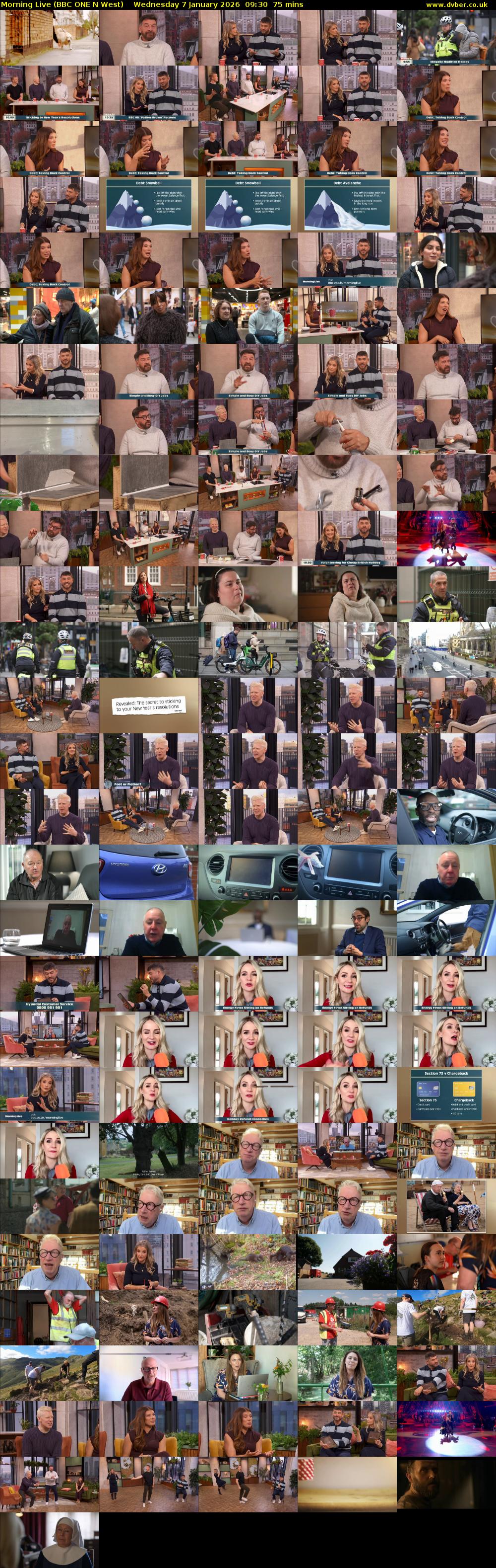 Morning Live (BBC ONE N West) Wednesday 7 January 2026 09:30 - 10:45