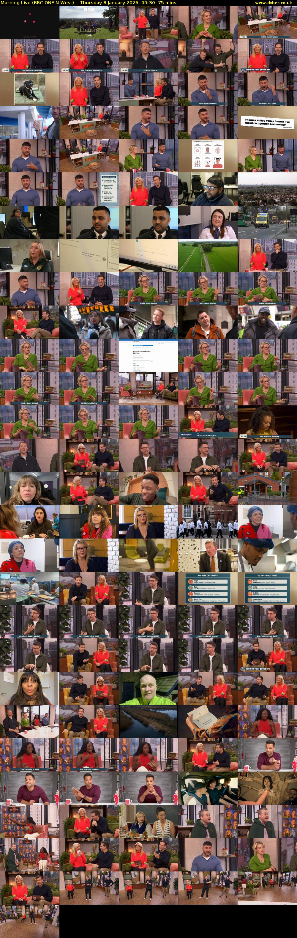 Morning Live (BBC ONE N West) Thursday 8 January 2026 09:30 - 10:45