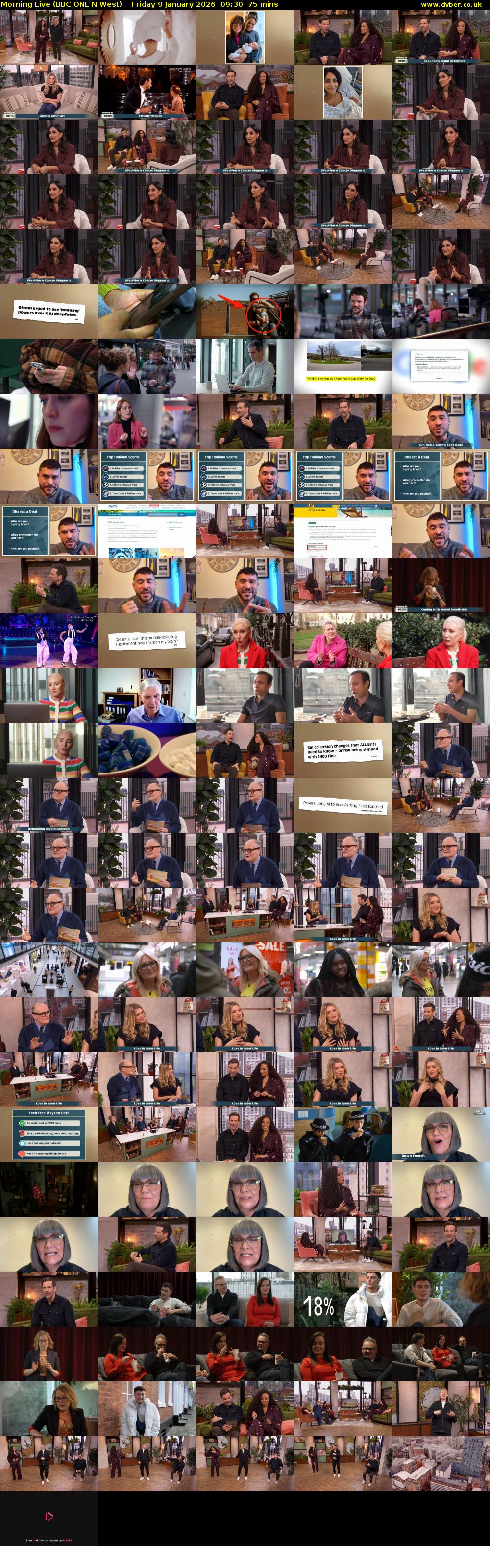 Morning Live (BBC ONE N West) Friday 9 January 2026 09:30 - 10:45