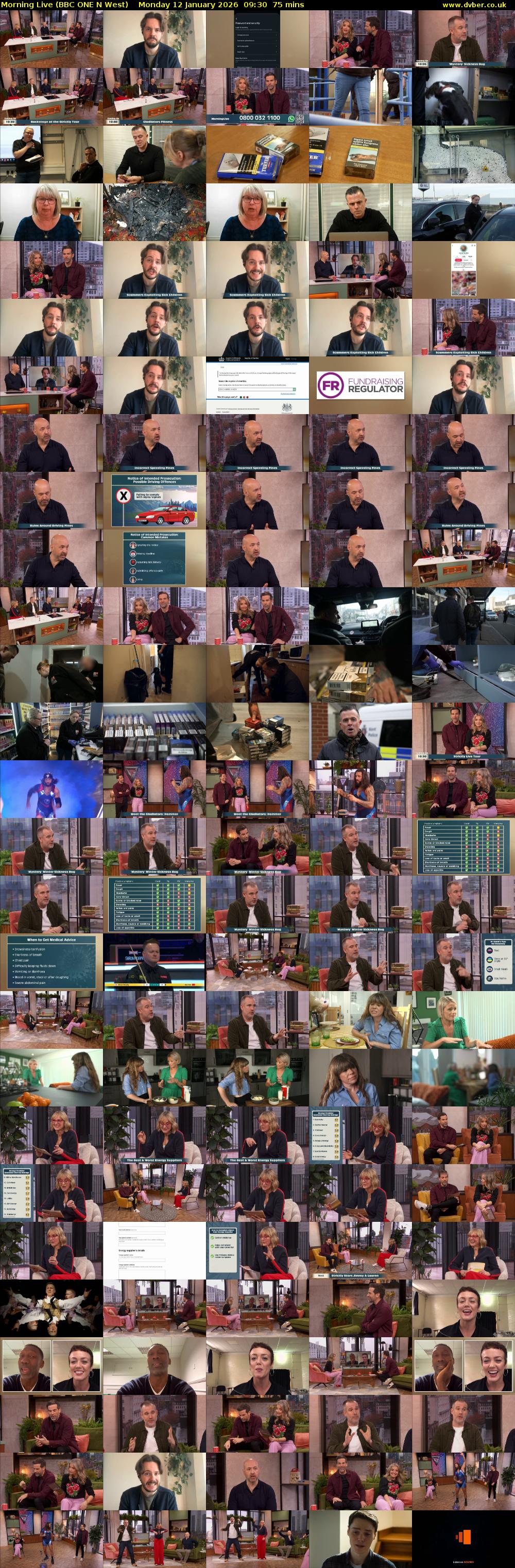 Morning Live (BBC ONE N West) Monday 12 January 2026 09:30 - 10:45