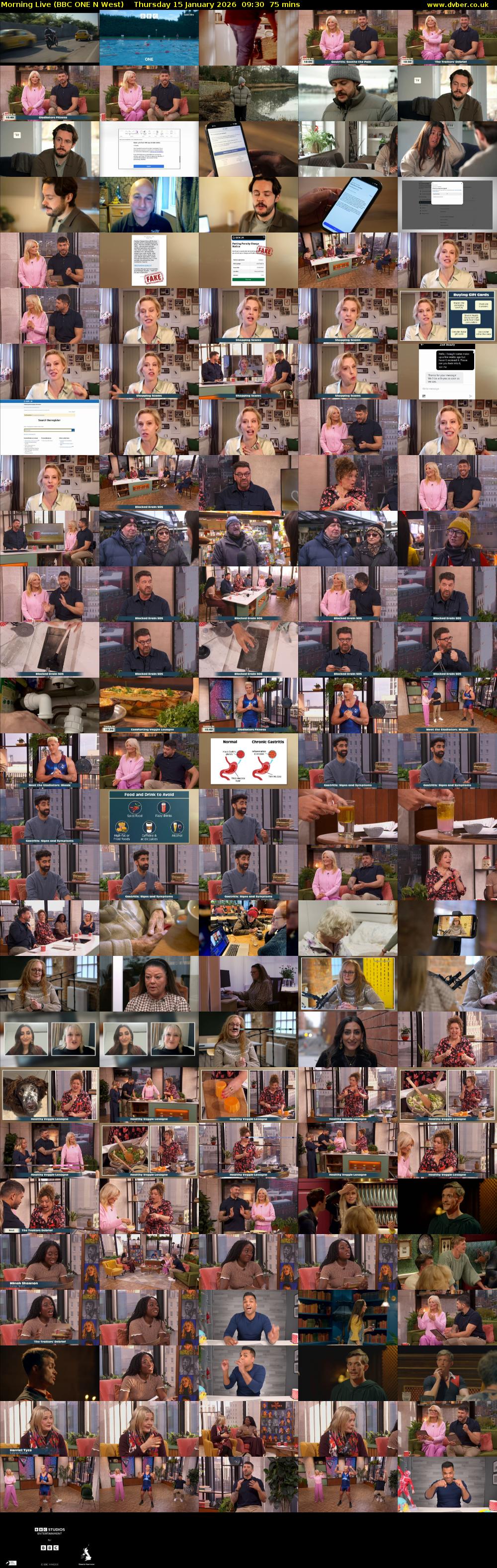 Morning Live (BBC ONE N West) Thursday 15 January 2026 09:30 - 10:45