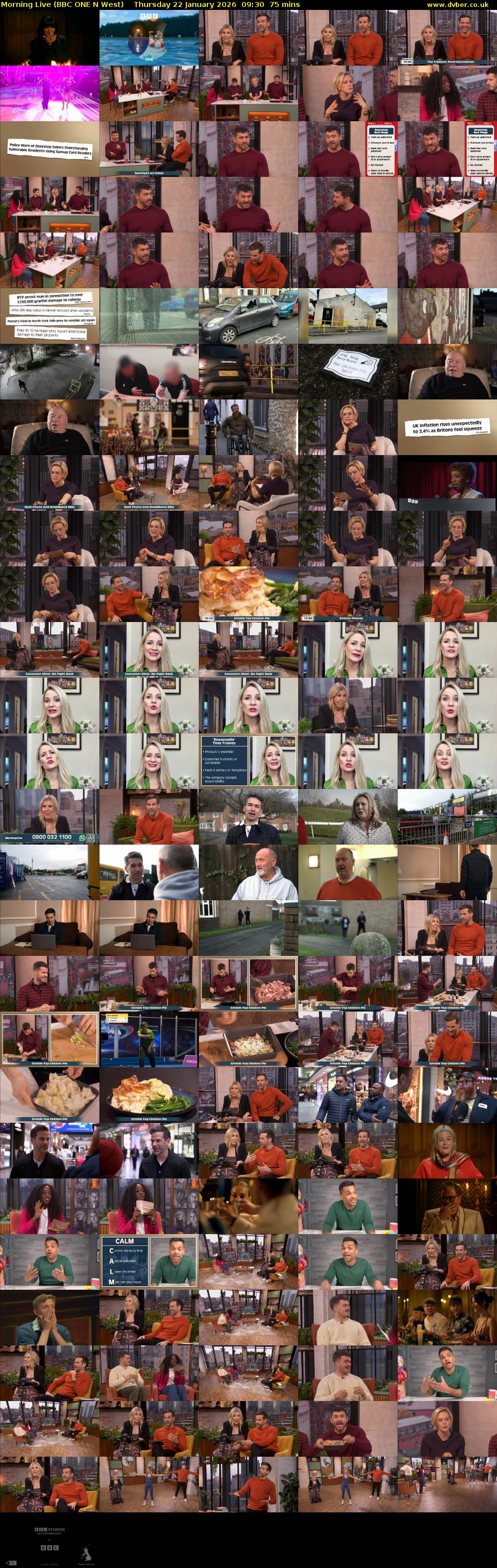 Morning Live (BBC ONE N West) Thursday 22 January 2026 09:30 - 10:45