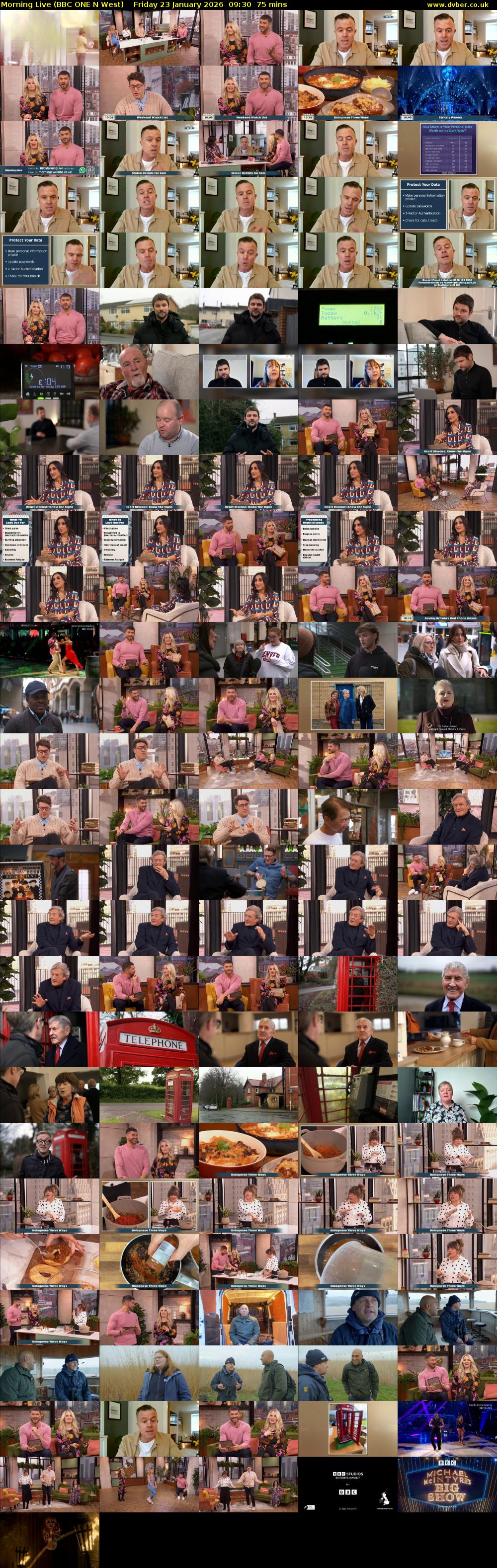 Morning Live (BBC ONE N West) Friday 23 January 2026 09:30 - 10:45