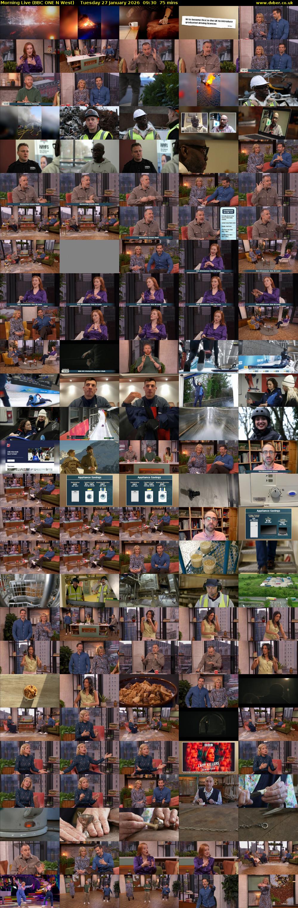 Morning Live (BBC ONE N West) Tuesday 27 January 2026 09:30 - 10:45