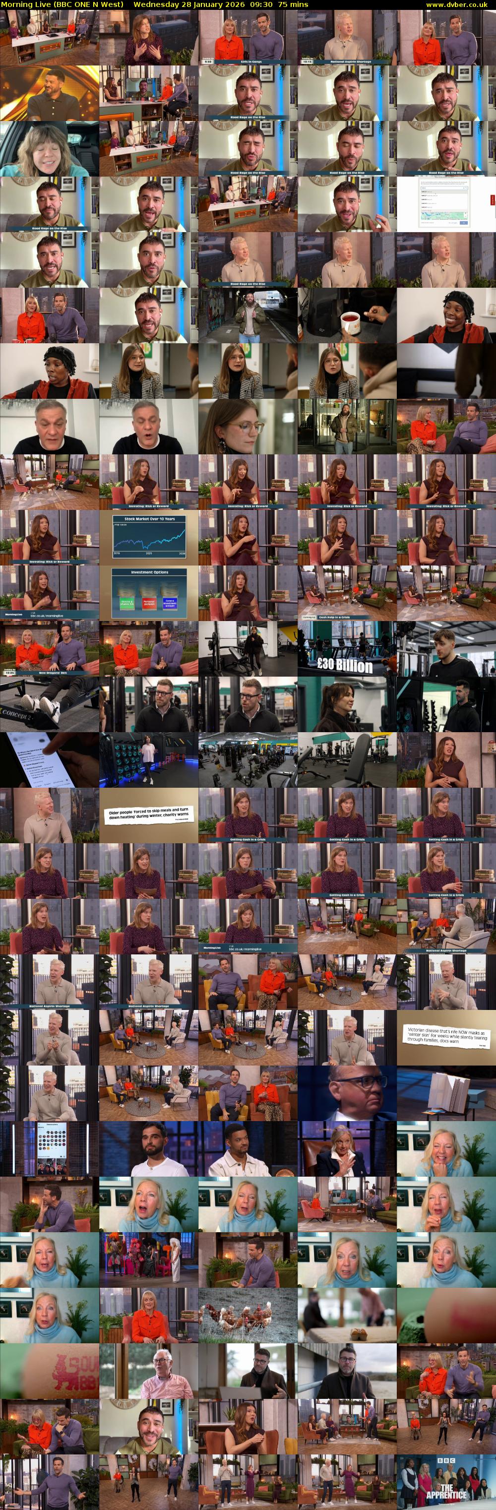 Morning Live (BBC ONE N West) Wednesday 28 January 2026 09:30 - 10:45