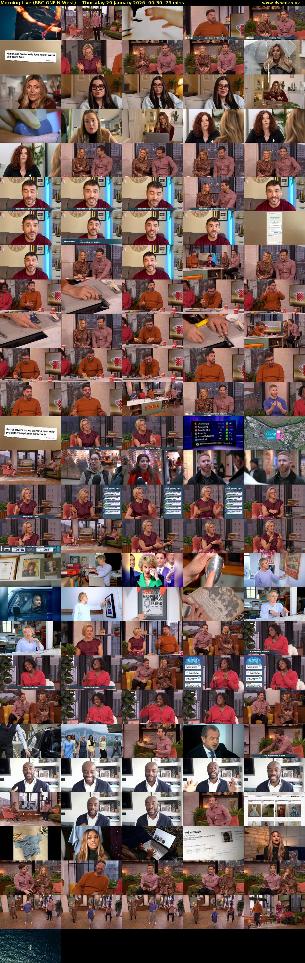 Morning Live (BBC ONE N West) Thursday 29 January 2026 09:30 - 10:45