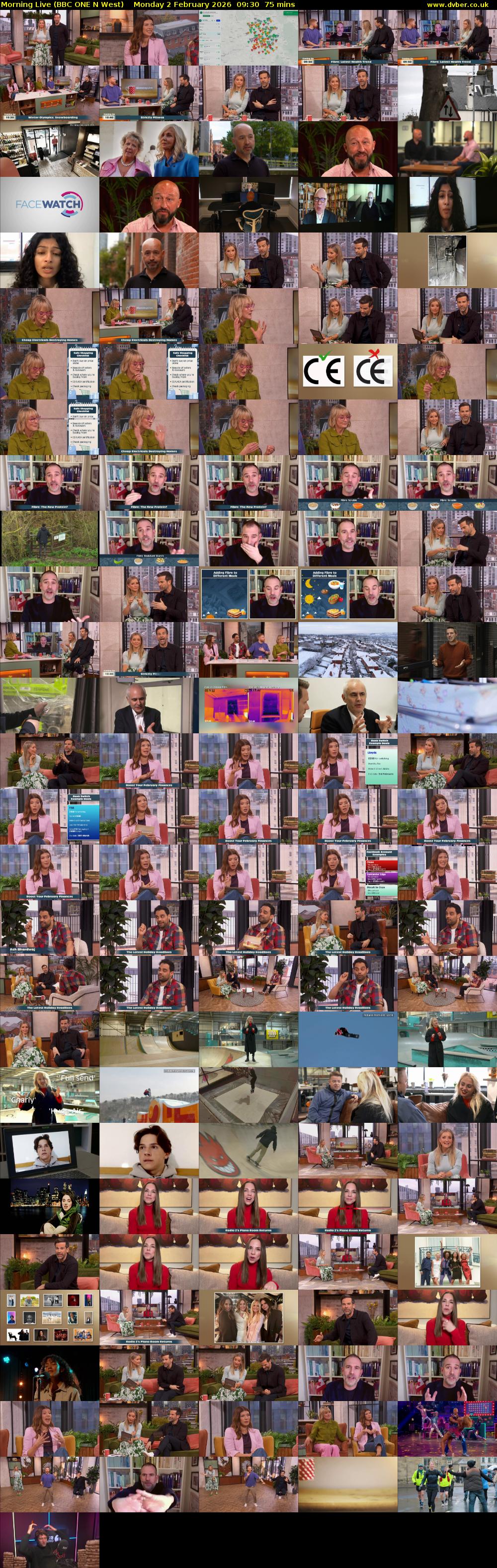 Morning Live (BBC ONE N West) Monday 2 February 2026 09:30 - 10:45