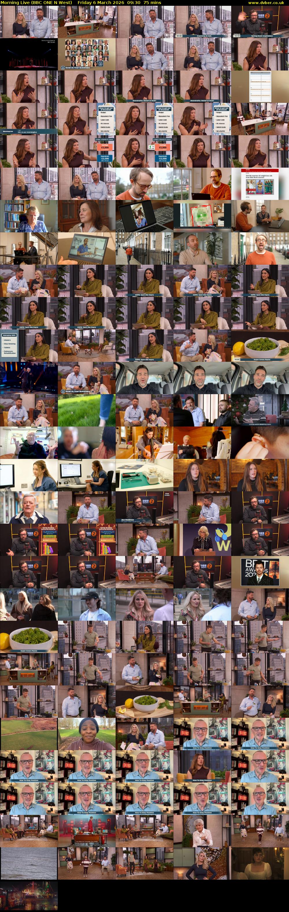 Morning Live (BBC ONE N West) Friday 6 March 2026 09:30 - 10:45