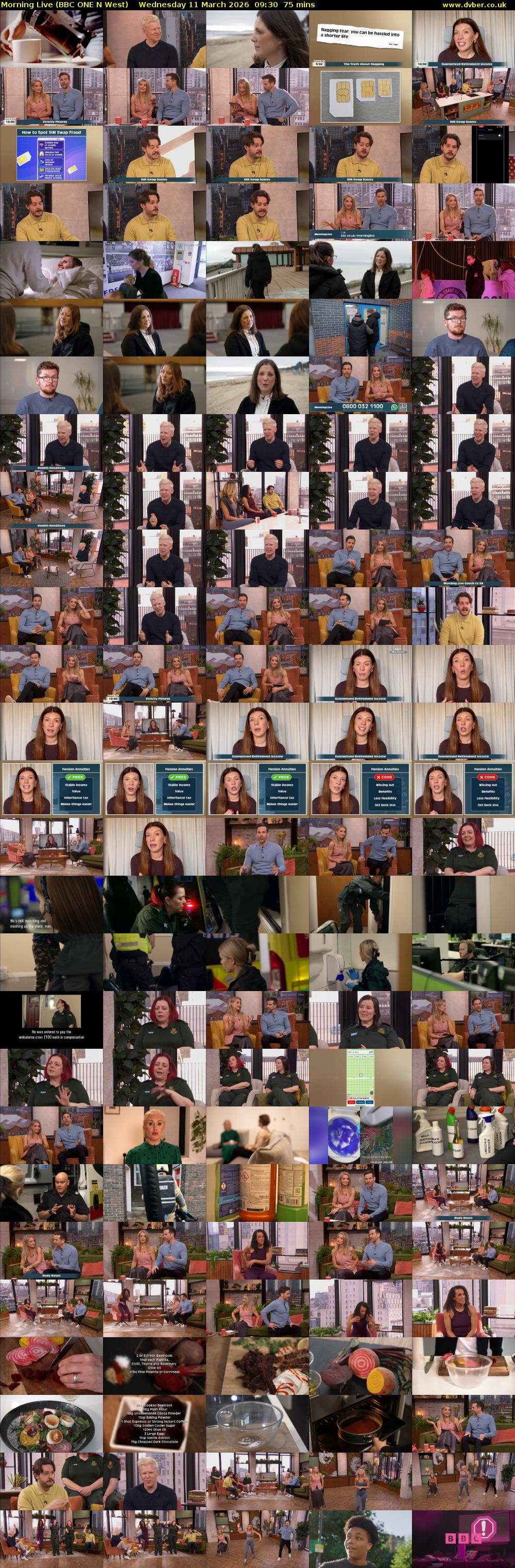 Morning Live (BBC ONE N West) Wednesday 11 March 2026 09:30 - 10:45