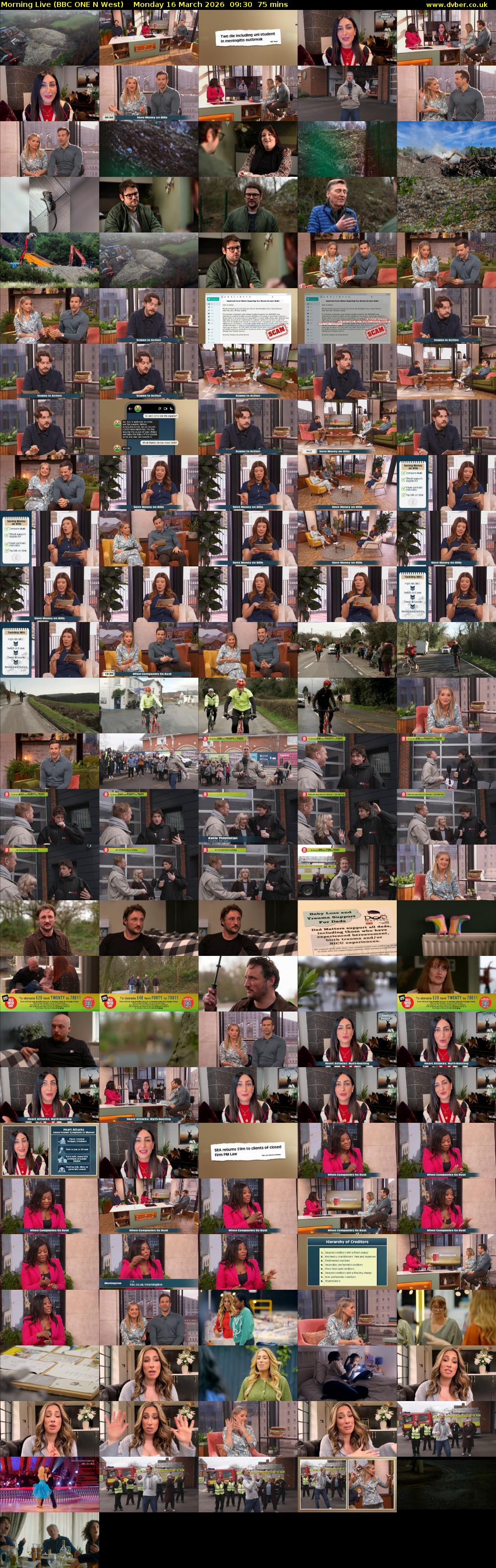 Morning Live (BBC ONE N West) Monday 16 March 2026 09:30 - 10:45