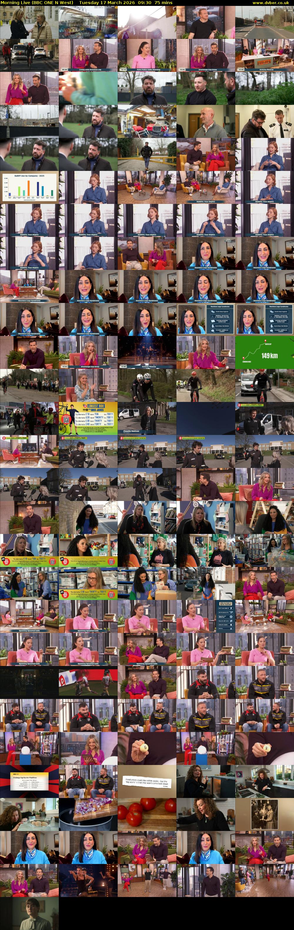 Morning Live (BBC ONE N West) Tuesday 17 March 2026 09:30 - 10:45