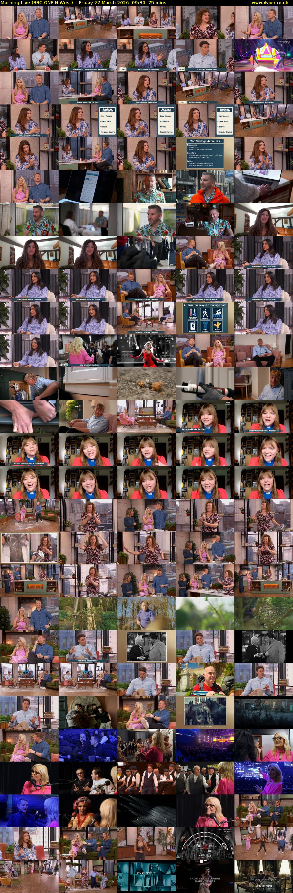 Morning Live (BBC ONE N West) Friday 27 March 2026 09:30 - 10:45