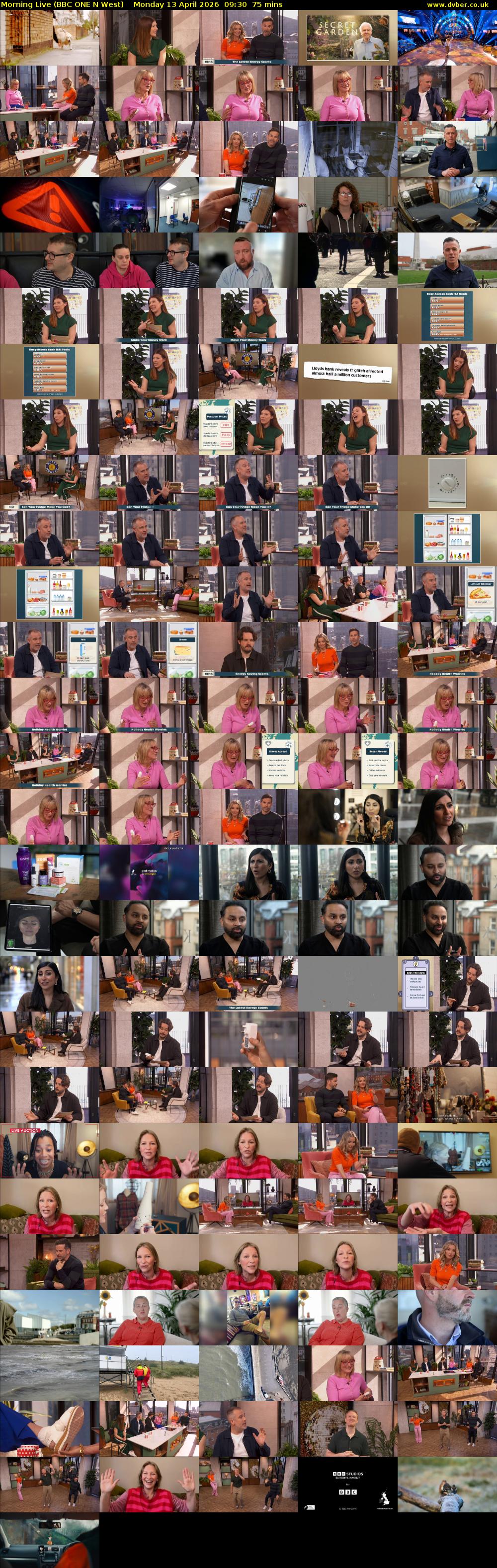 Morning Live (BBC ONE N West) Monday 13 April 2026 09:30 - 10:45