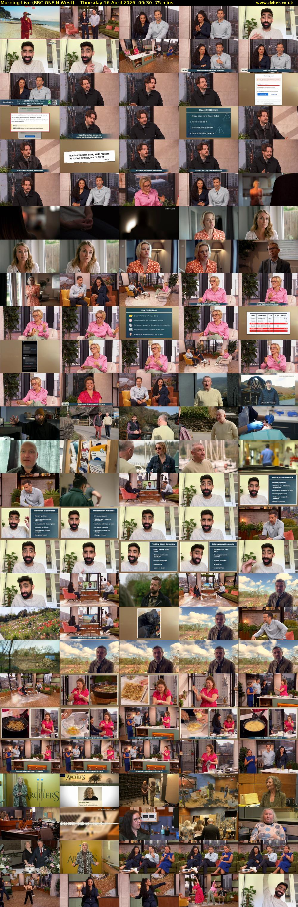 Morning Live (BBC ONE N West) Thursday 16 April 2026 09:30 - 10:45